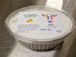 Koel - Citroen Sorbet-ijs - 500 ml