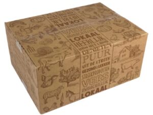 Pakketdoos Streekproducten MIDDEL (31x22x14cm)